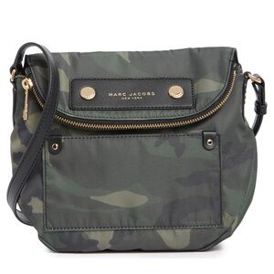 Marc Jacobs Green Camouflage Crossbody Bag